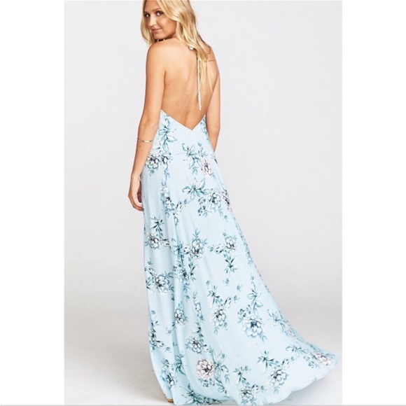 Show Me Your Mu Mu Lace Up Halter Long Maxi Sun Dress. size XS - Picture 3 of 9